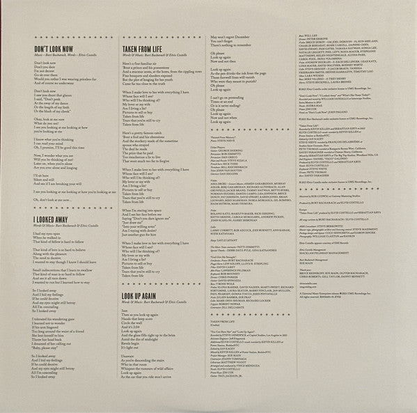 The Songs Of Bacharach & Costello - secondary