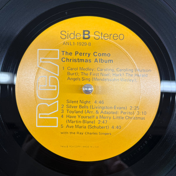 The Perry Como Christmas Album - secondary