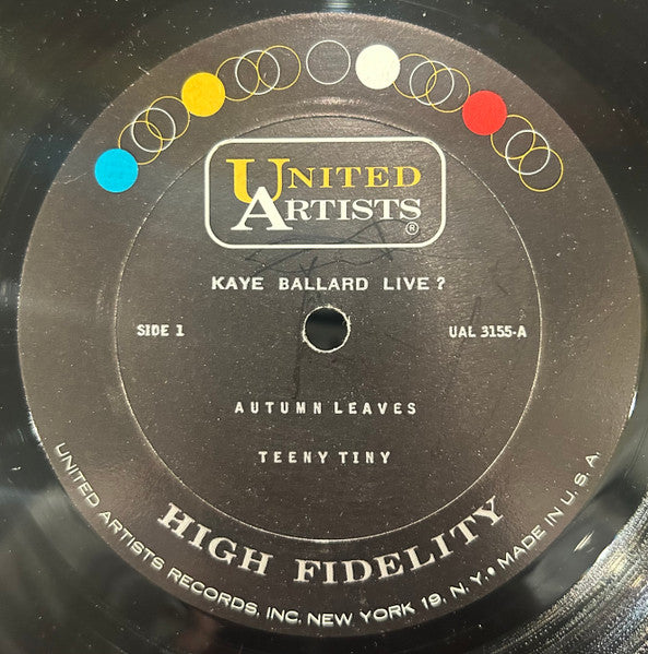 Kaye Ballard Live? - secondary