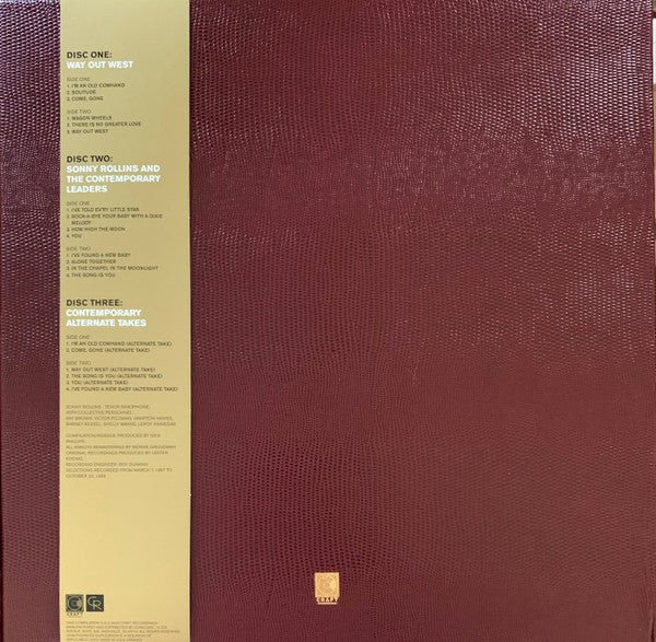 Go West! The Contemporary Records Albums - secondary