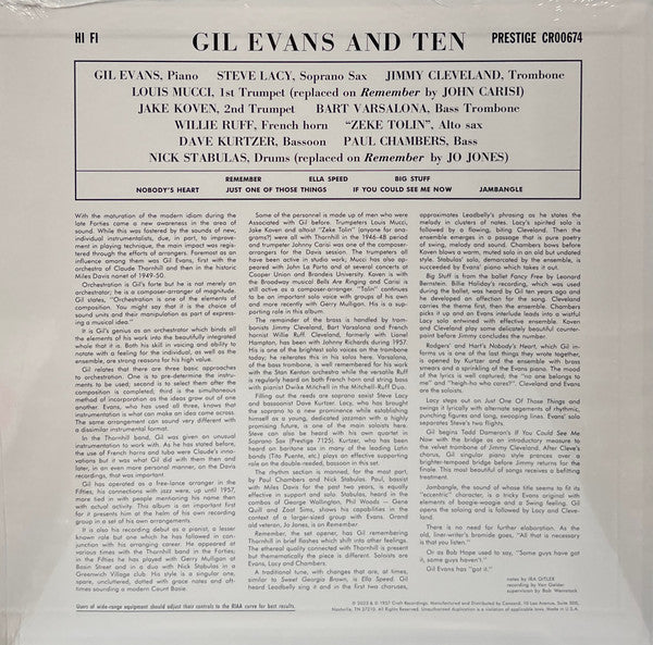Gil Evans & Ten - secondary