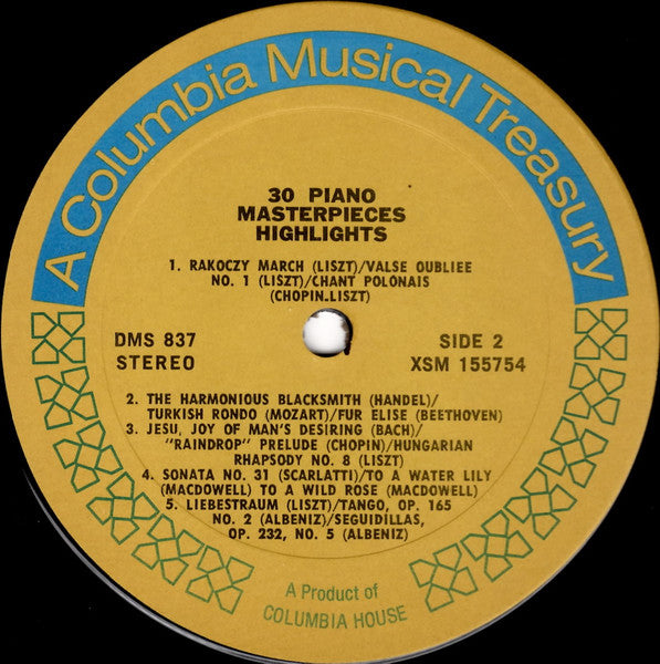30 Piano Masterpieces - secondary