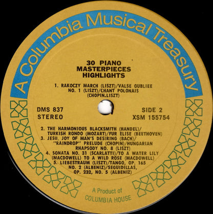 30 Piano Masterpieces - secondary