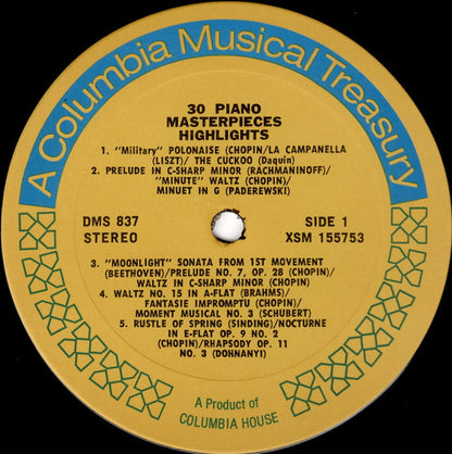 30 Piano Masterpieces - secondary