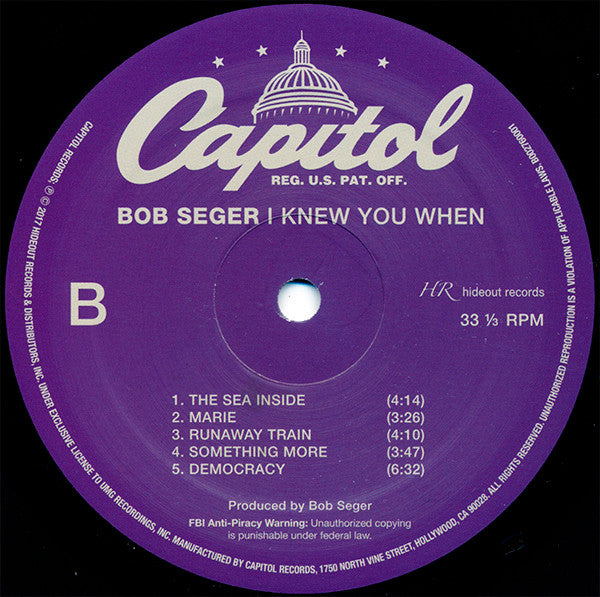 I Knew You When  - secondary