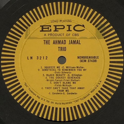 Ahmad Jamal Trio - The Ahmad Jamal Trio