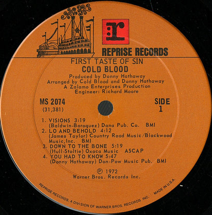 Cold Blood - First Taste Of Sin