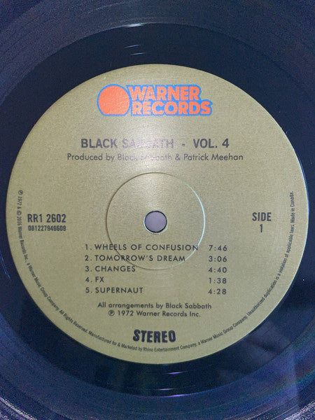 Black Sabbath Vol 4 - secondary