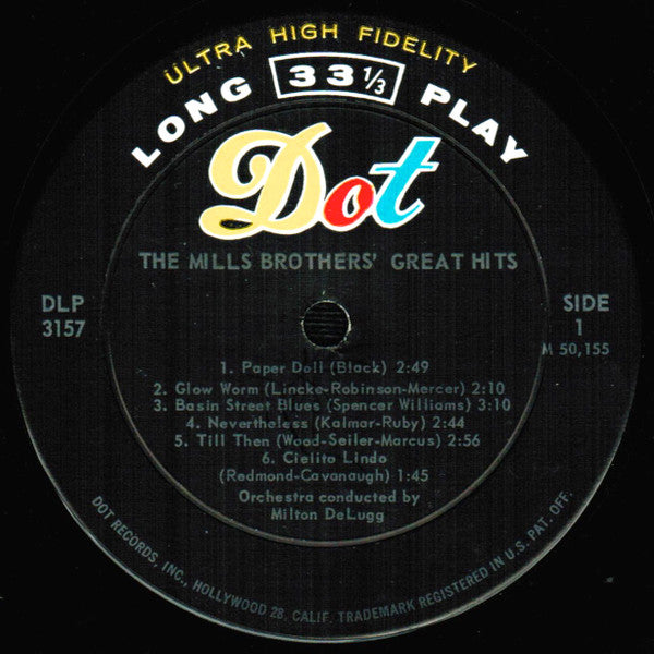The Mills Bros. Great Hits - secondary