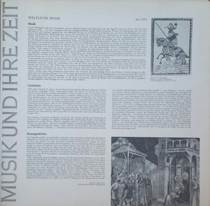 Robin Et Marion • Llibre Vermell U.A. - Weltliche Musik Um 1300 - secondary