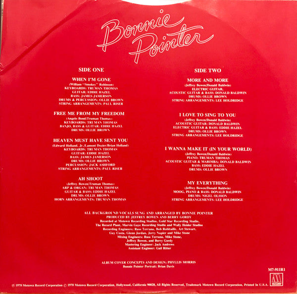 Bonnie Pointer - secondary