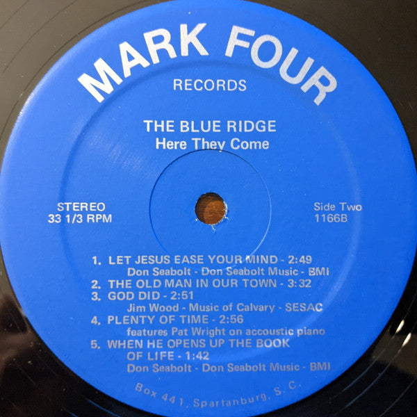 The Blue Ridge Quartet - Here They Come