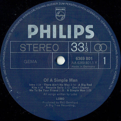 Of A Simple Man - secondary
