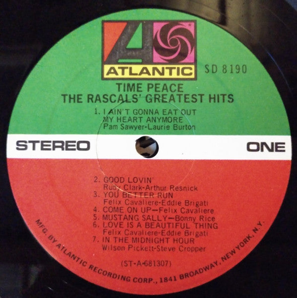 Time Peace: The Rascals' Greatest Hits - secondary