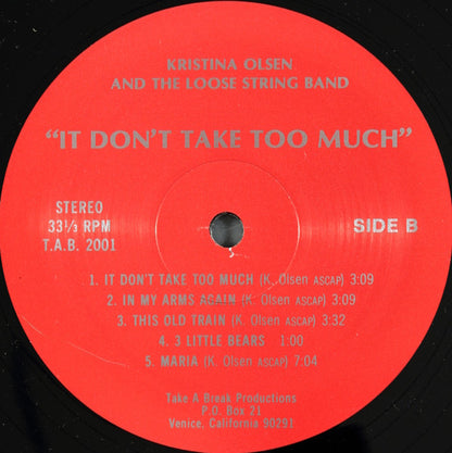 It Don't Take Too Much - secondary