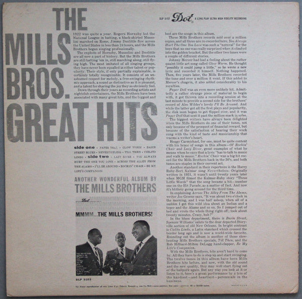 The Mills Bros. Great Hits - secondary