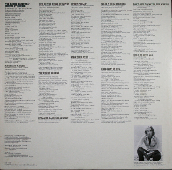 Minute By Minute - secondary