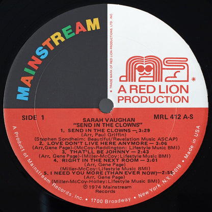 Send In The Clowns - secondary