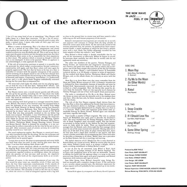 Out Of The Afternoon - secondary