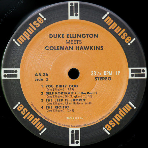 Duke Ellington Meets Coleman Hawkins - secondary