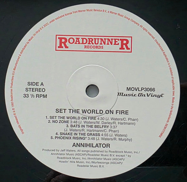 Set The World On Fire - secondary