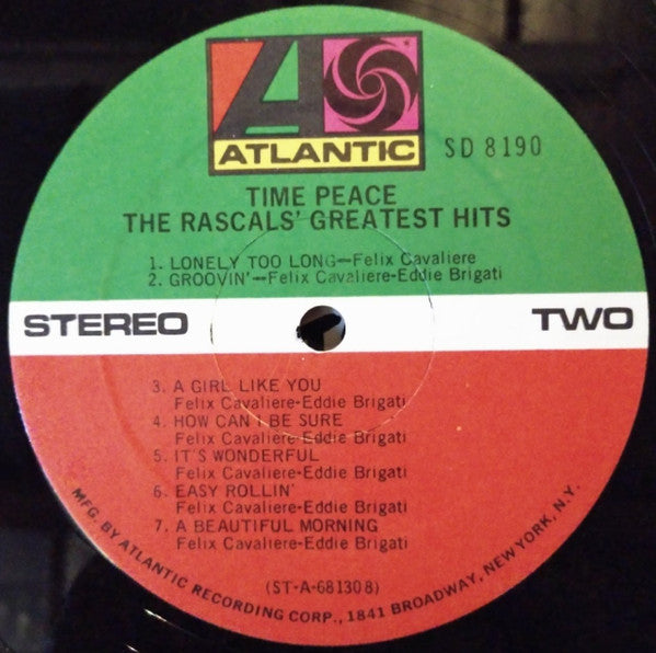 Time Peace: The Rascals' Greatest Hits - secondary