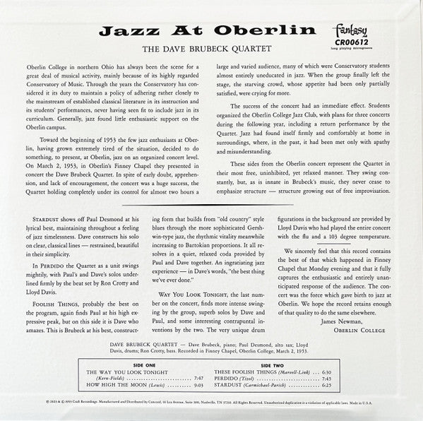 Jazz At Oberlin - secondary