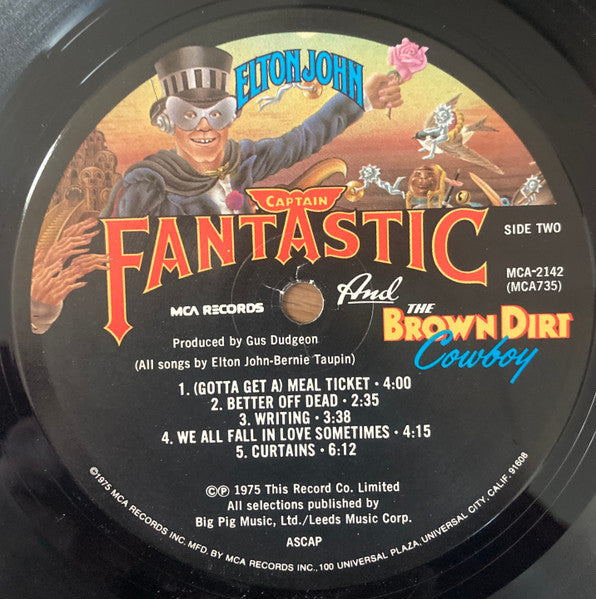 Captain Fantastic And The Brown Dirt Cowboy - secondary
