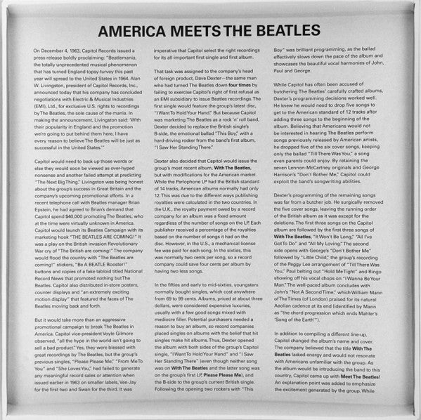 Meet The Beatles! - secondary