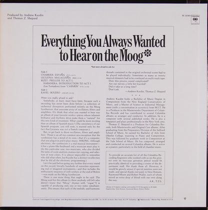 Everything You Always Wanted To Hear On The Moog (But Were Afraid To Ask For) - secondary