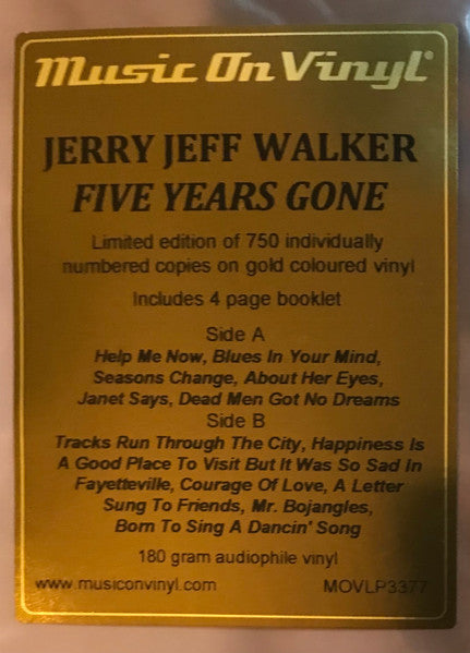 Five Years Gone - secondary