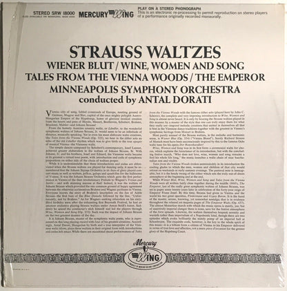 Johann Strauss Jr., Minneapolis Symphony Orchestra, Antal Dorati - Strauss Waltzes Wiener Blut, Wine, Women And Song, Tales From The Vienna Woods, The Emperor