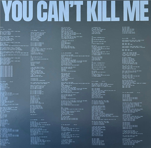 You Can’t Kill Me - secondary