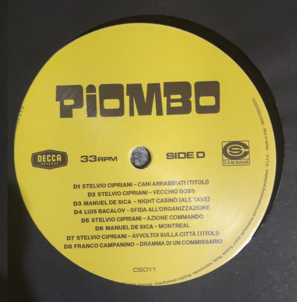 Piombo - Italian Crime Soundtracks From The Years Of Lead (1973-1981) - secondary