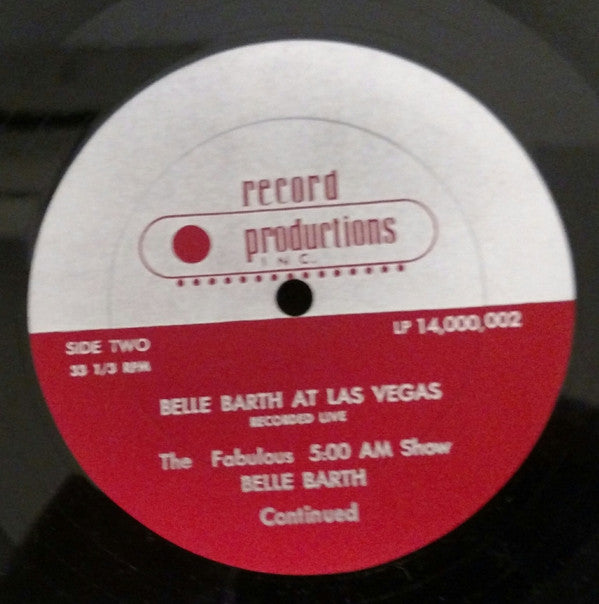 Belle Barth - Belle Barth At Las Vegas