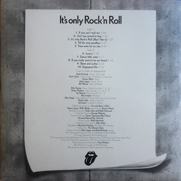 It's Only Rock 'N Roll - secondary