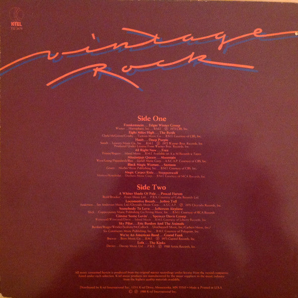 Vintage Rock - secondary