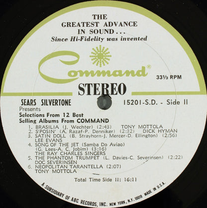 Various - Sears Silvertone Presents Selections From 12 Best Selling Albums From Command