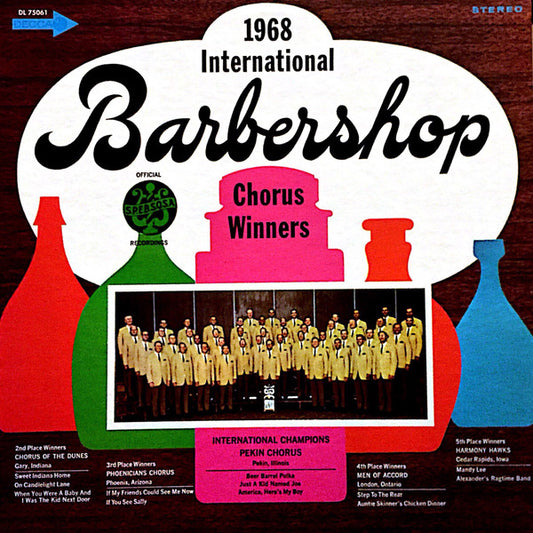 Various - 1968 International Barbershop Chorus Winners