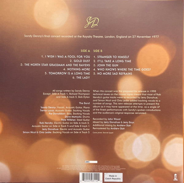 Gold Dust - Live At The Royalty - secondary