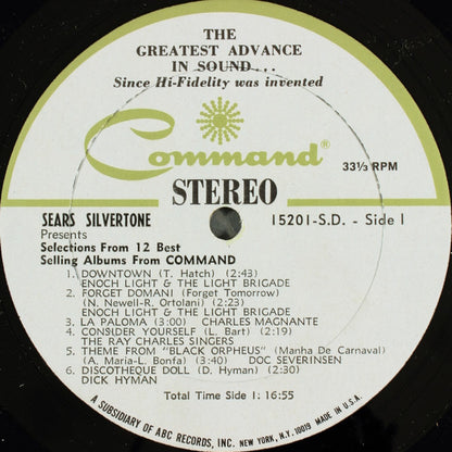 Various - Sears Silvertone Presents Selections From 12 Best Selling Albums From Command