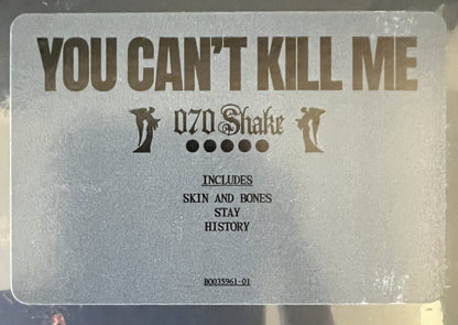 You Can’t Kill Me - secondary