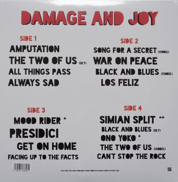 Damage And Joy - secondary
