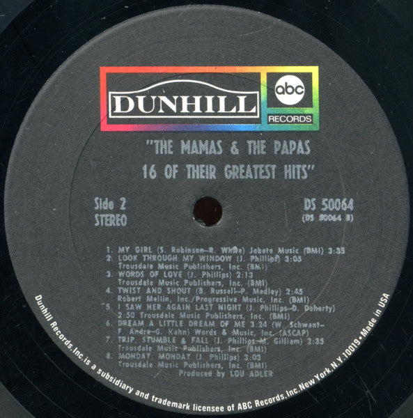 16 Of Their Greatest Hits - secondary