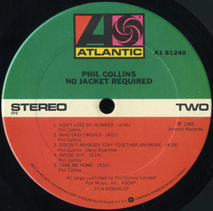 Phil Collins - No Jacket Required