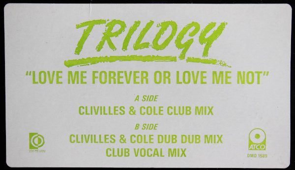 Love Me Forever Or Love Me Not - secondary