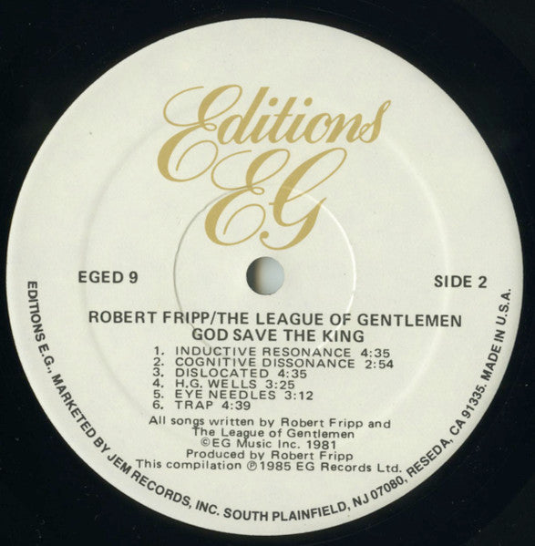 God Save The King - secondary