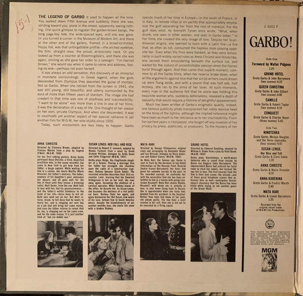 Garbo! - secondary