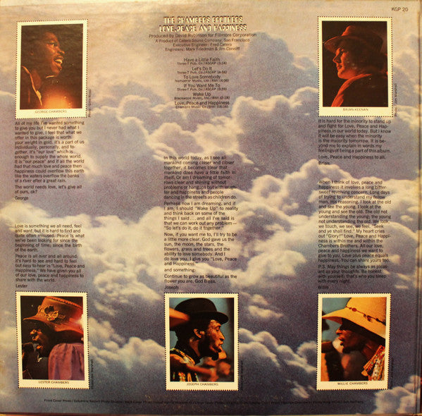 Love, Peace And Happiness / Live At Bill Graham's Fillmore East - secondary