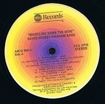 Crosby & Nash - Whistling Down The Wire